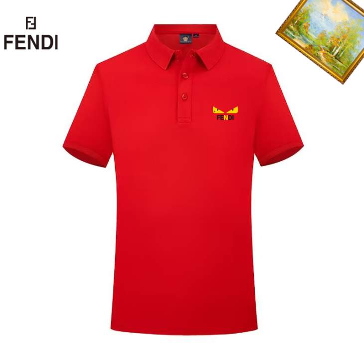 Picture of Fendi Polo Shirts Short _SKUFendiM-3XL25tr13828144